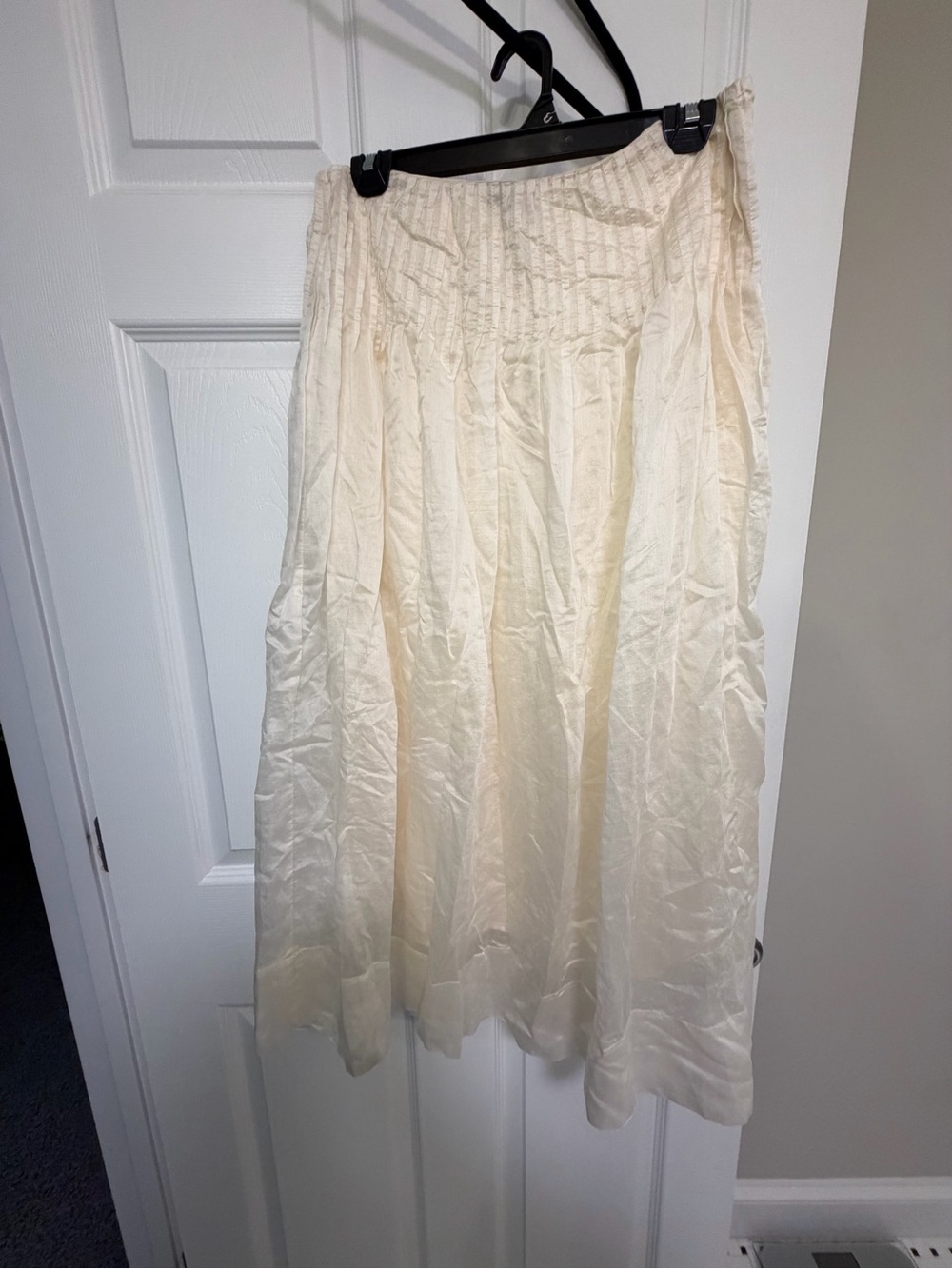 Future Collective white mini skirt